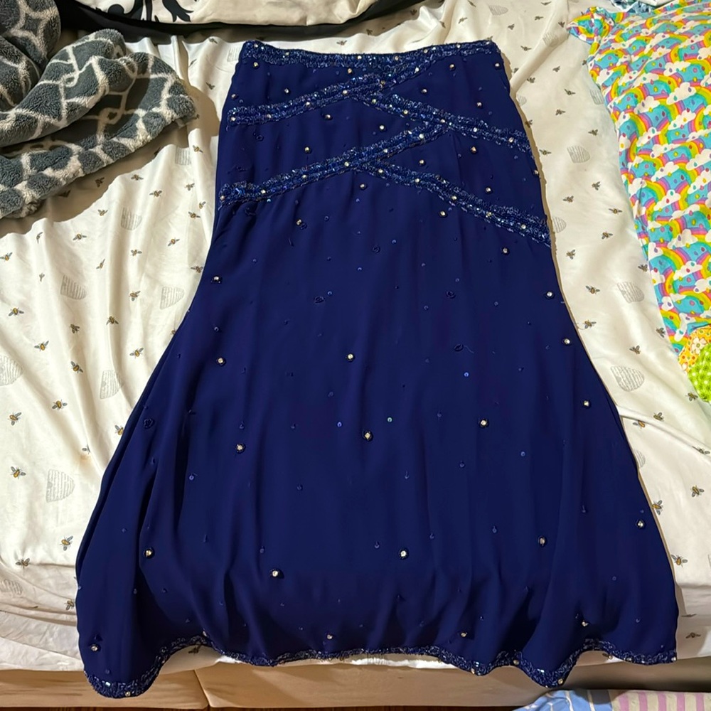 Stunning detailed Dark blue Skirt!